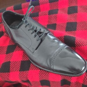 Hugo Boss Black Leather Oxford Shoes